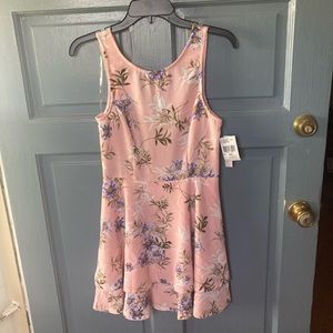 Pink Floral Dress NWT